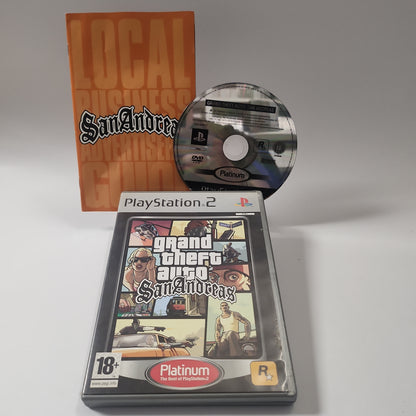 Grand Theft Auto San Andreas Platinum (No Map) PS2