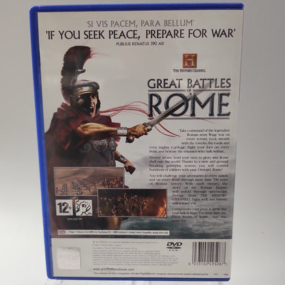 The History Great Battles Rome Playstation 2
