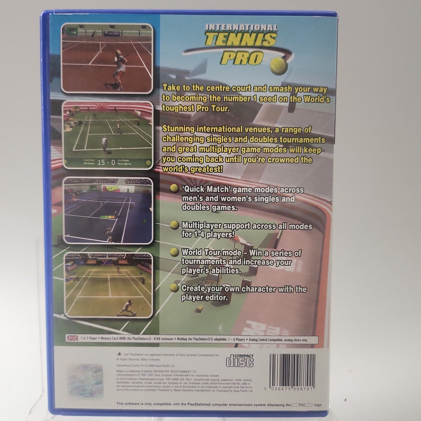 International Tennis Pro Playstation 2