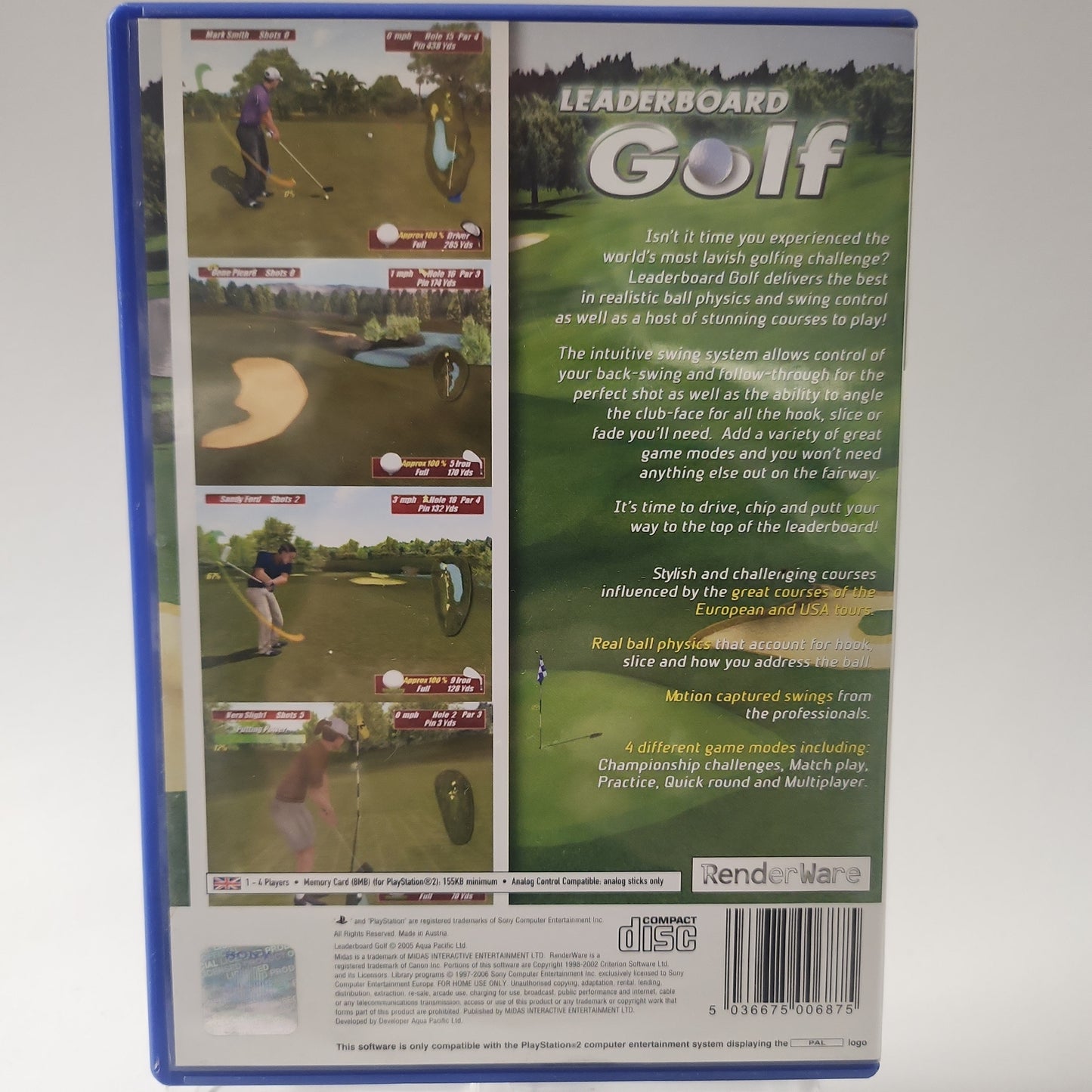 Bestenliste Golf Playstation 2