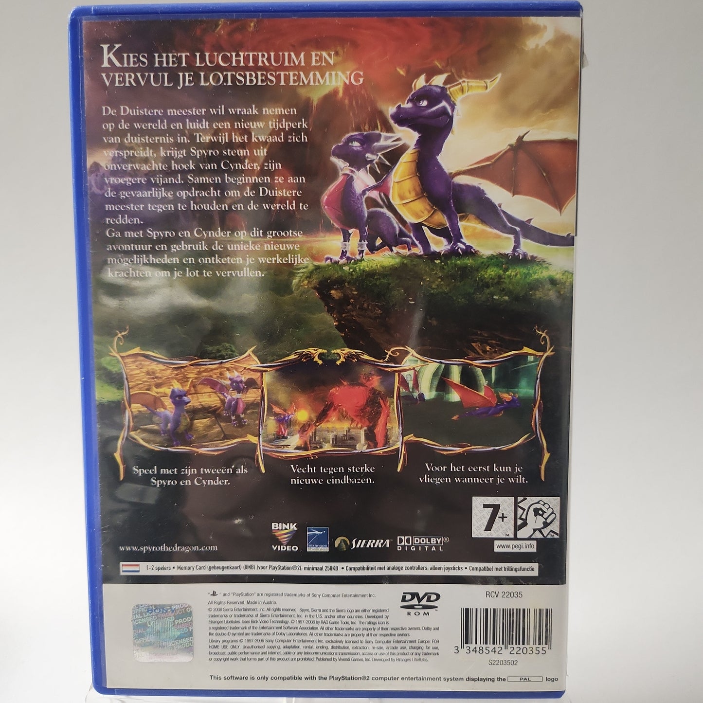 Legende van Spyro de Opkomst van een Draak Playstation 2