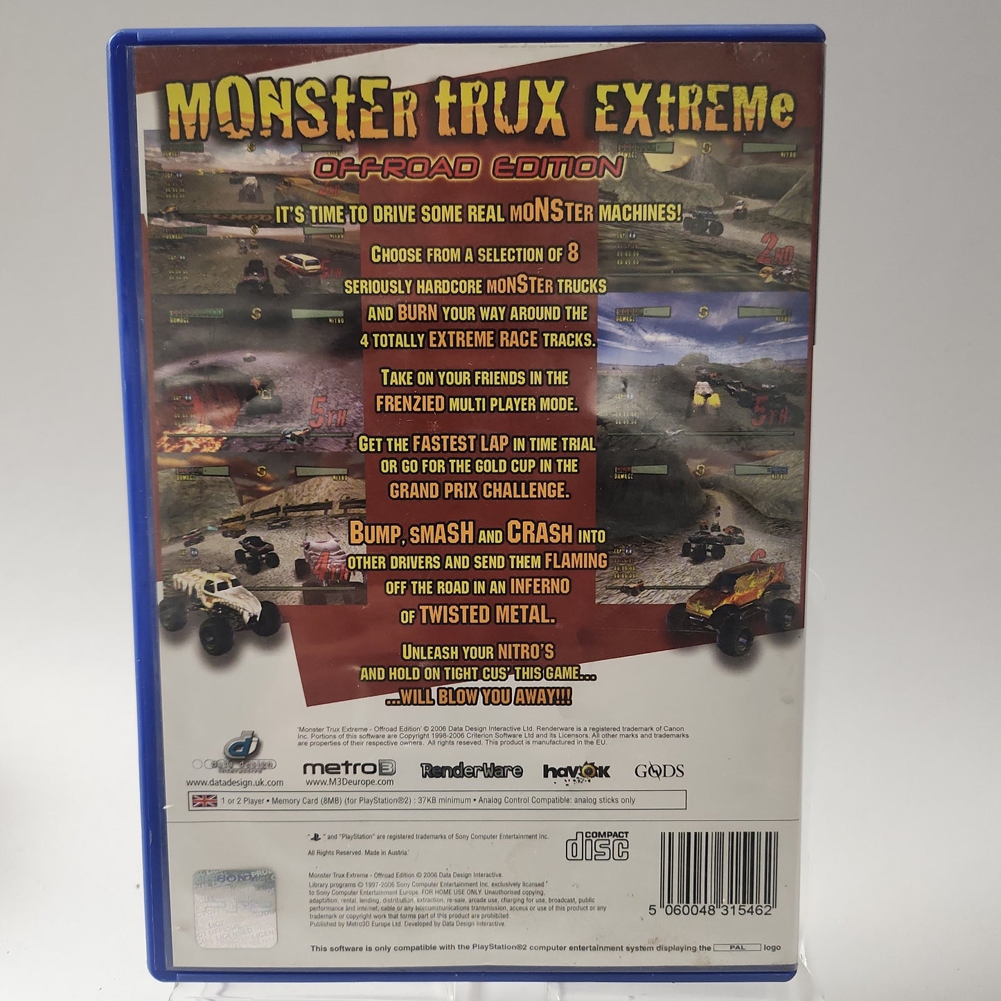 Monster Trux Extreme - Offroad Edition Playstation 2