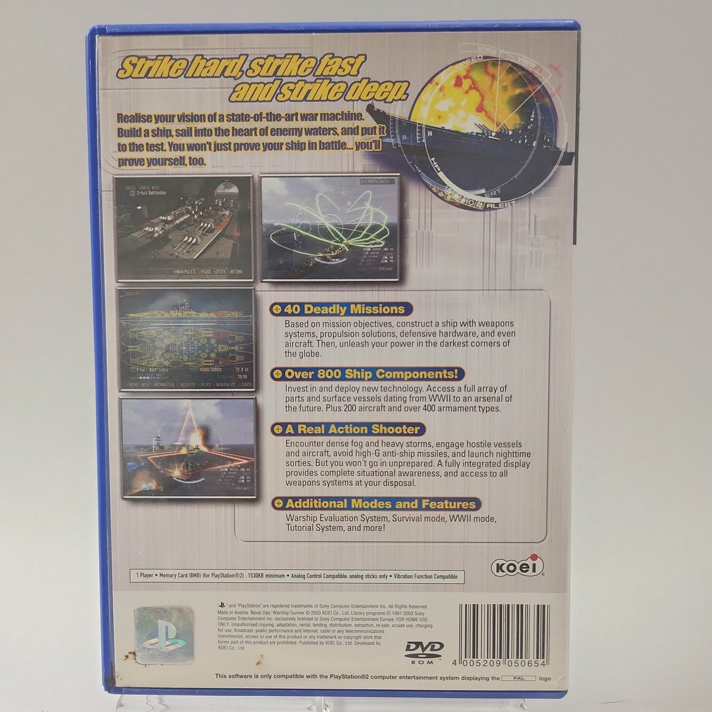 Naval Ops Warship Gunner Playstation 2 - Feniks Gameshop
