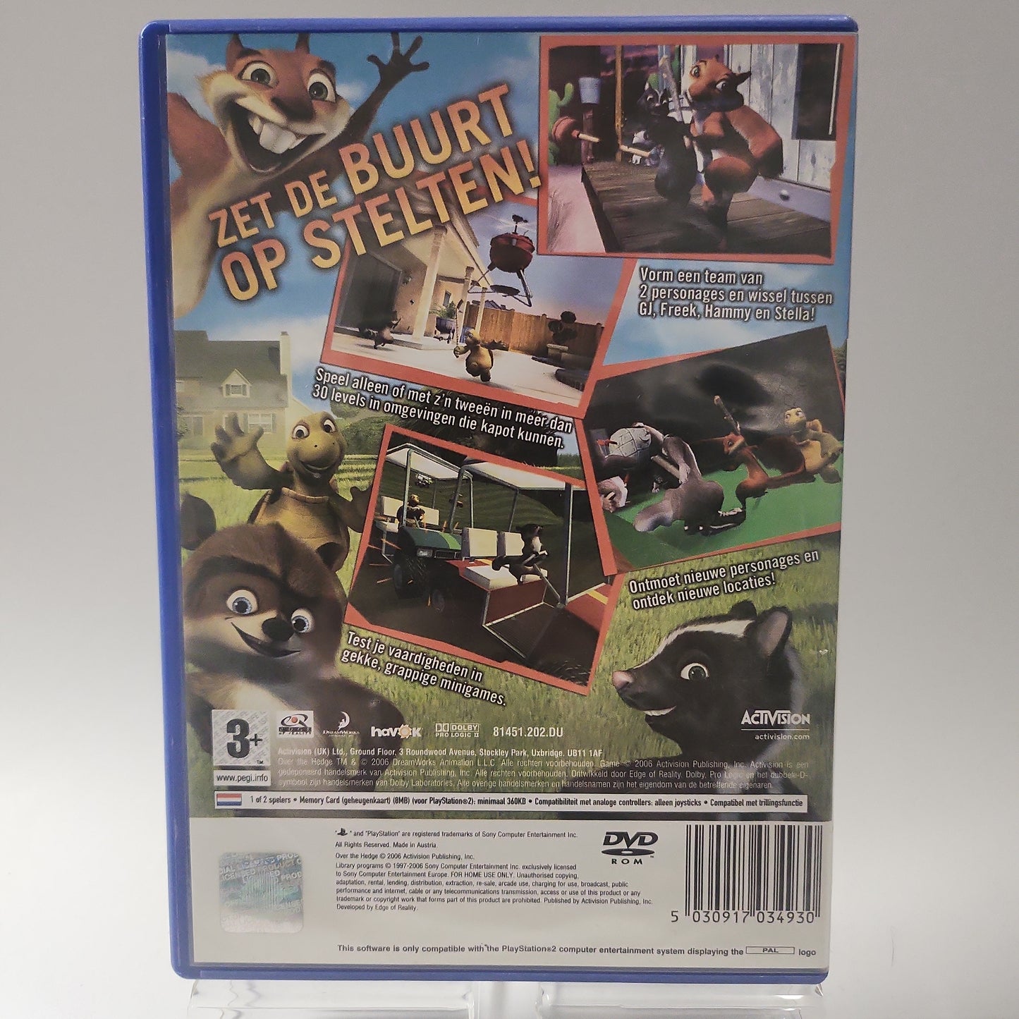 Over the Hedge Beesten bij de Buren Playstation 2