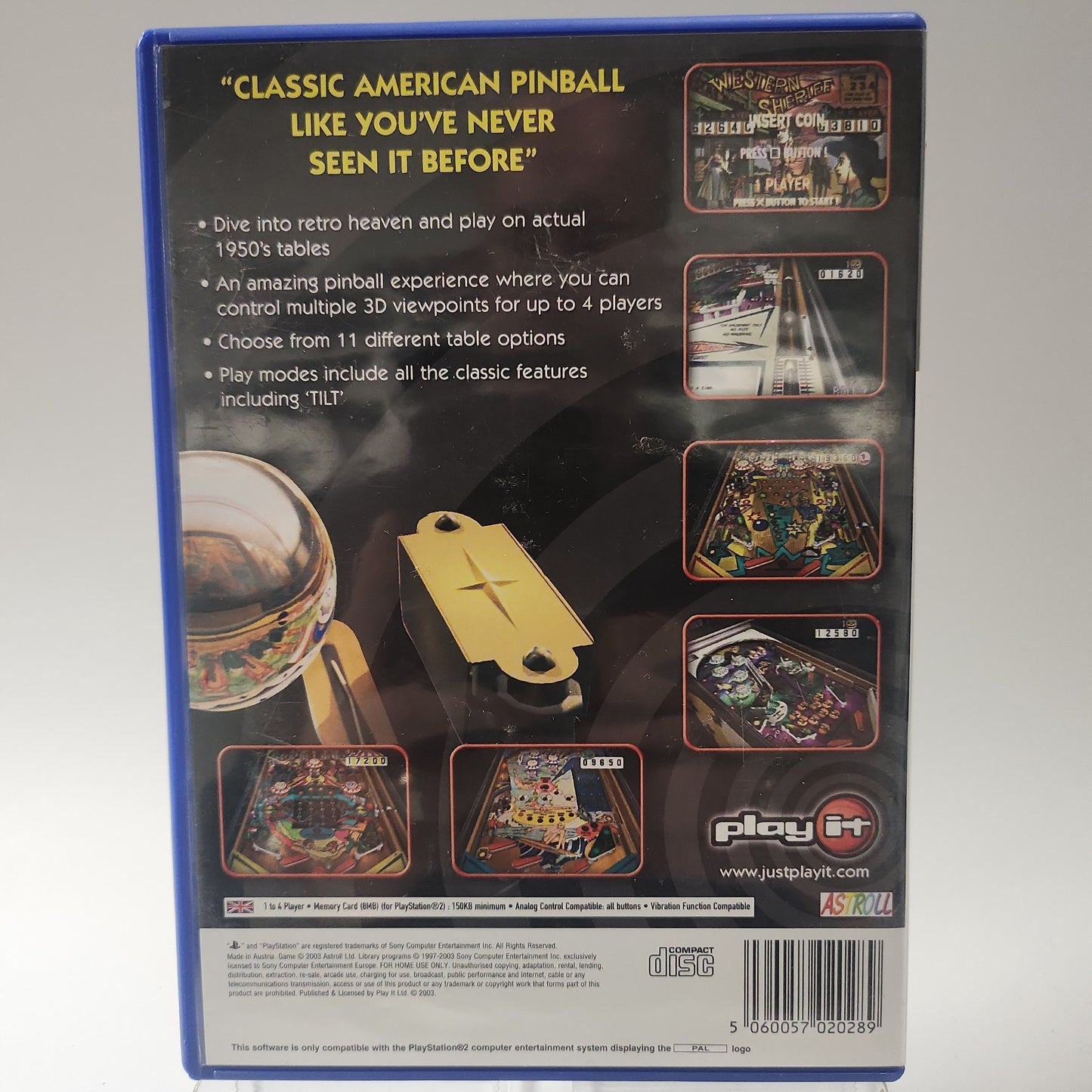 Play it Pinball Playstation 2