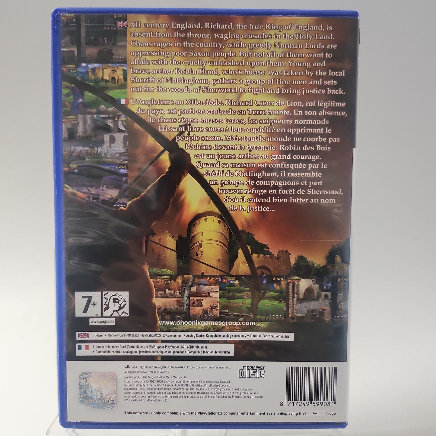 Robin Hood 2: the Siege Playstation 2