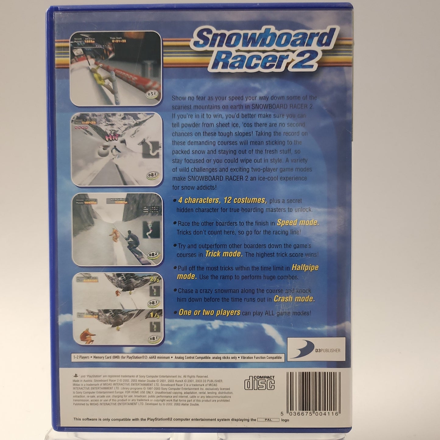 Snowboard Racer 2 Playstation 2
