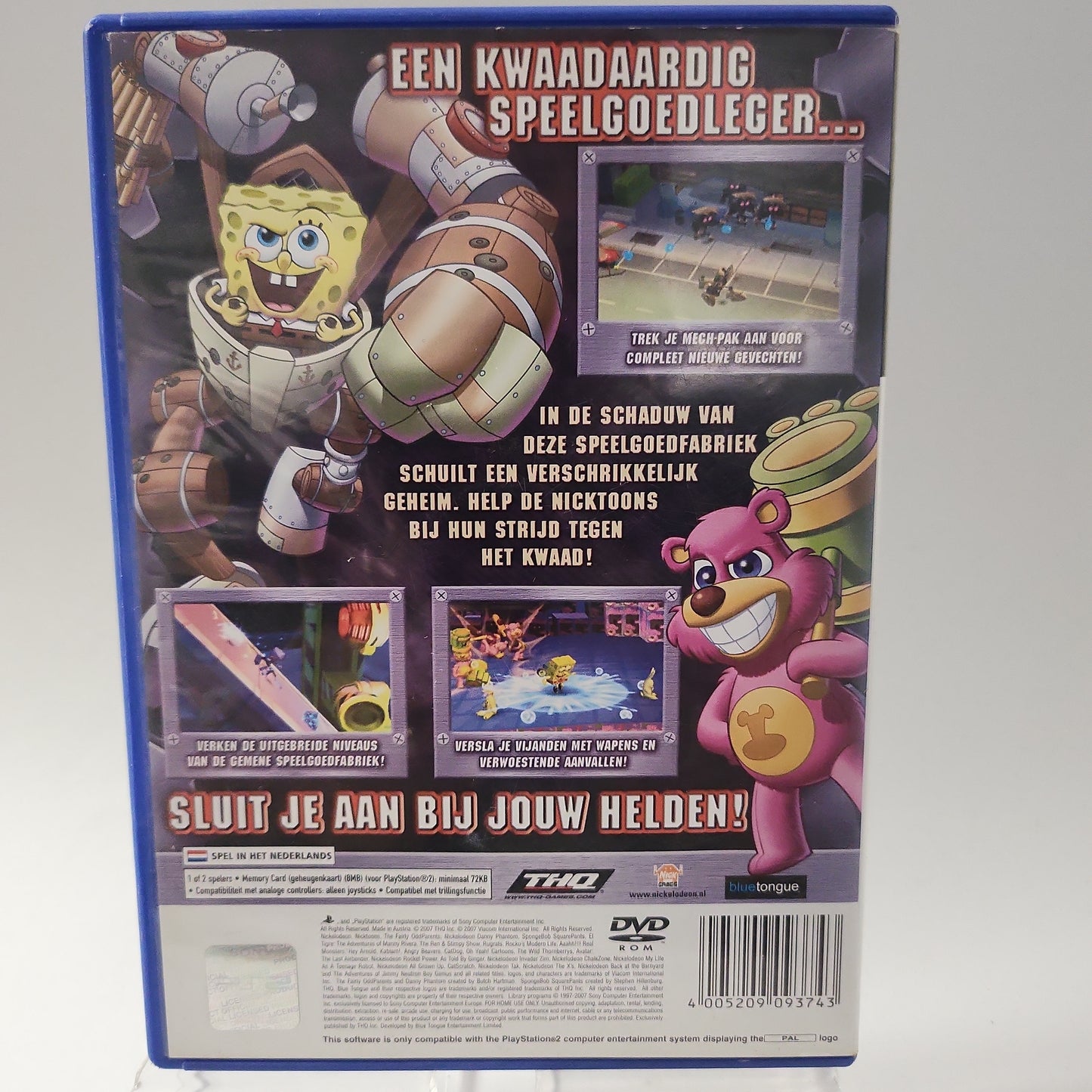 SpongeBob en zijn Vrienden Aanval van Speelgoedrobots PS2