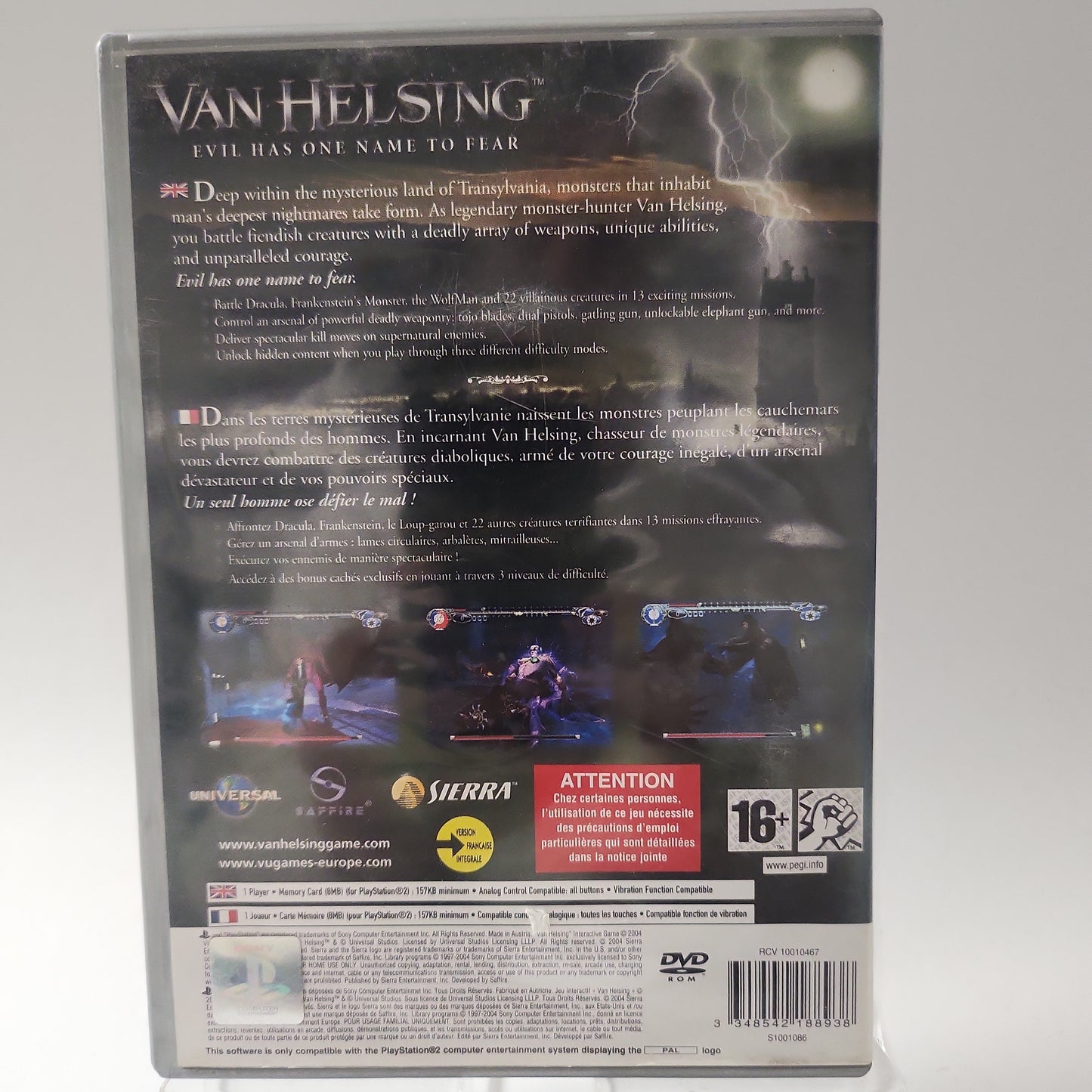 Van Helsing Playstation 2