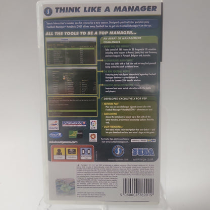Football Manager Handheld 2007 Playstation Portable