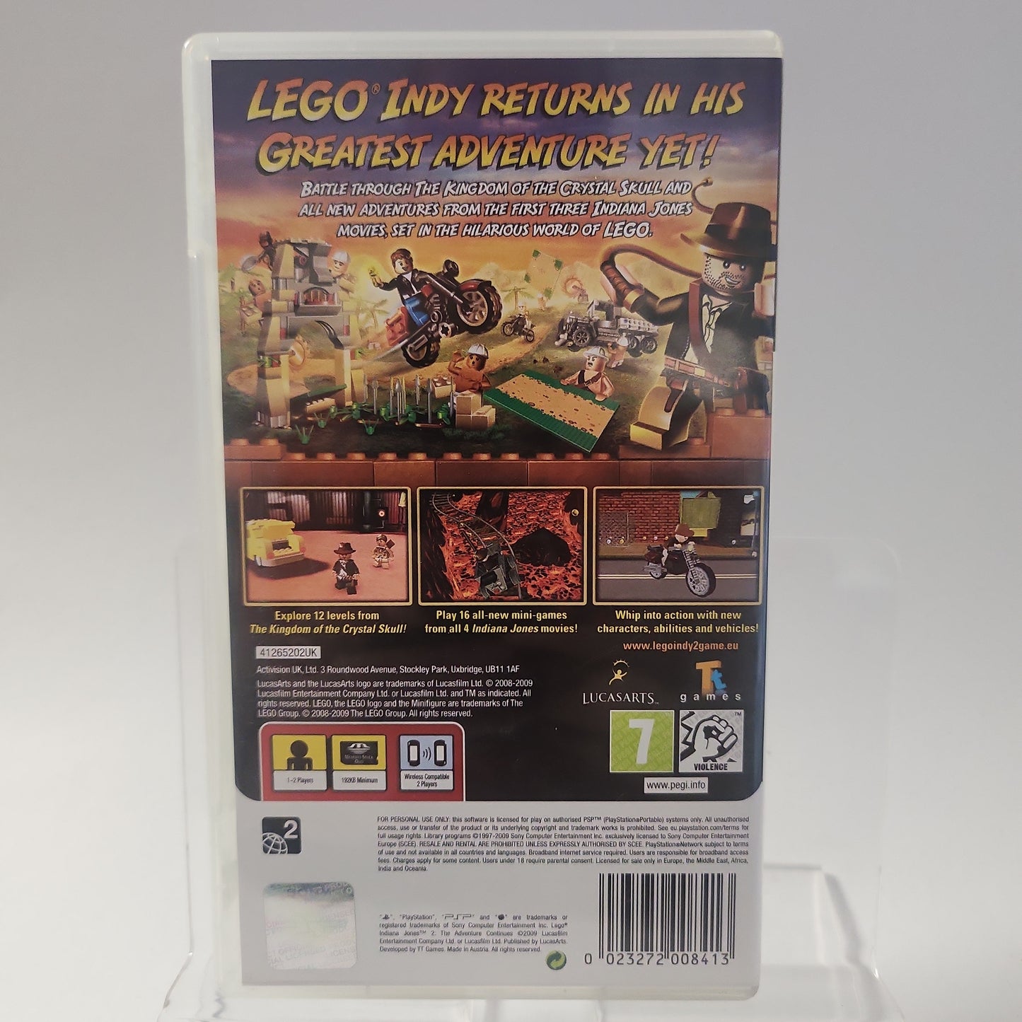 LEGO Indiana Jones 2 the Adventure Continues PSP