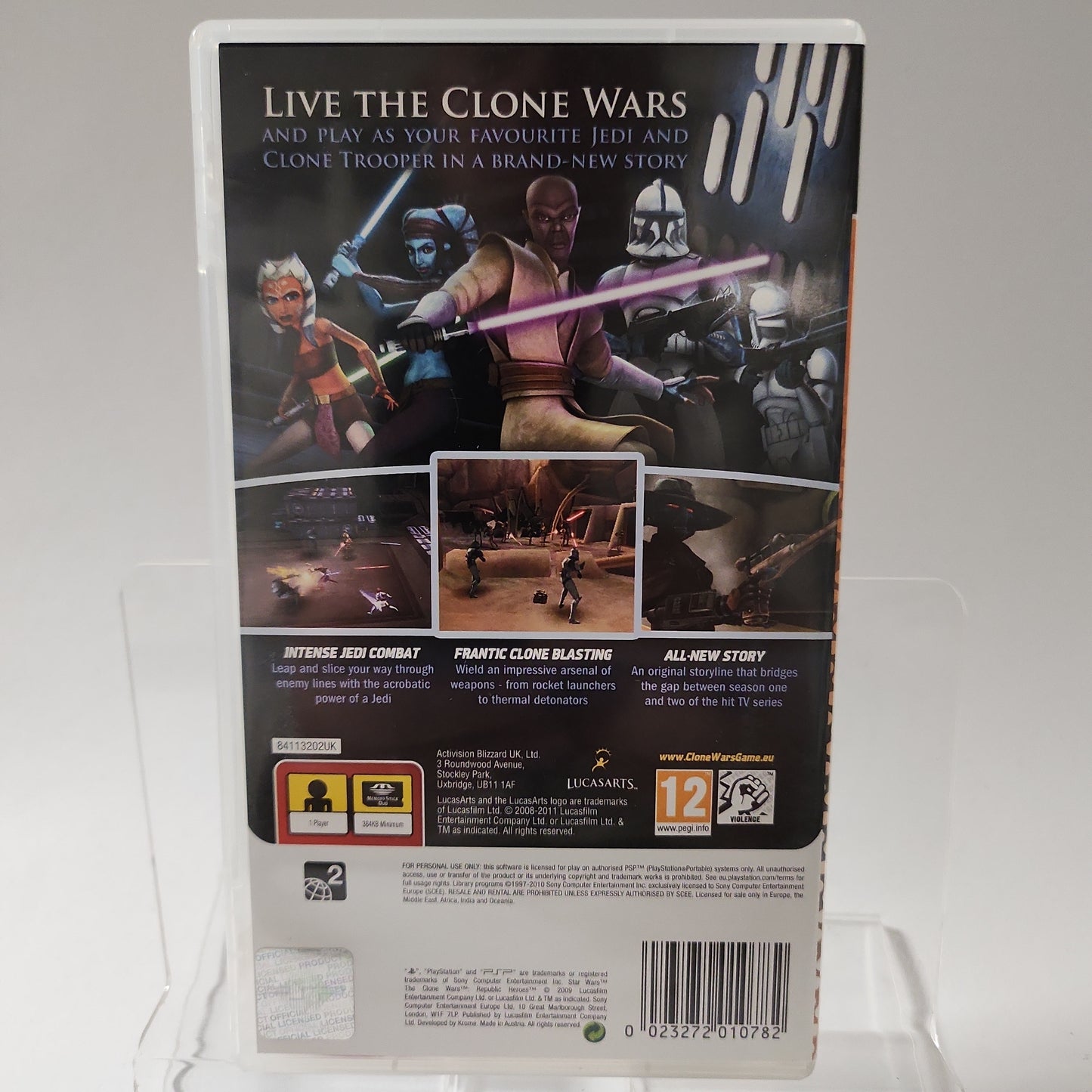 Star Wars the Clone Wars Republic Heroes Essentials PSP