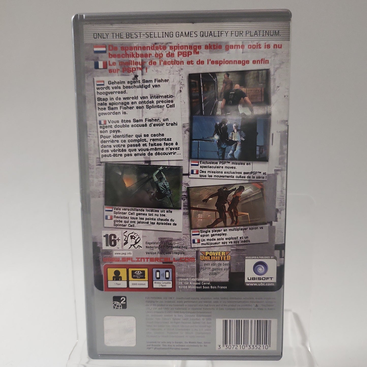 Tom Clancy's Splinter Cell Essentials Platinum PSP