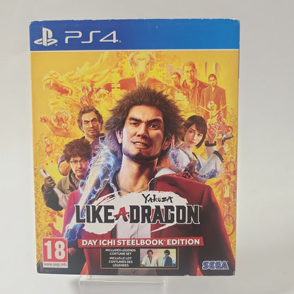 Yakuza Like a Dragon Day Ichi Steelbook Playstation 4