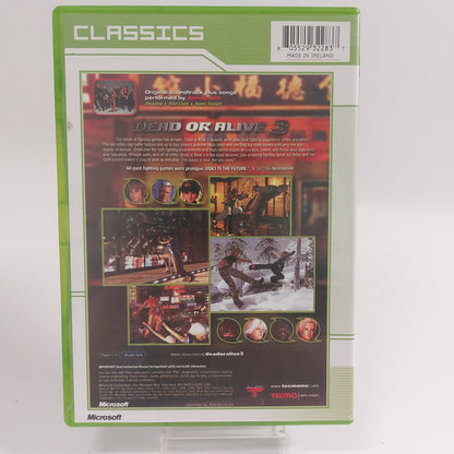Dead or Alive 3 Classics Xbox Original