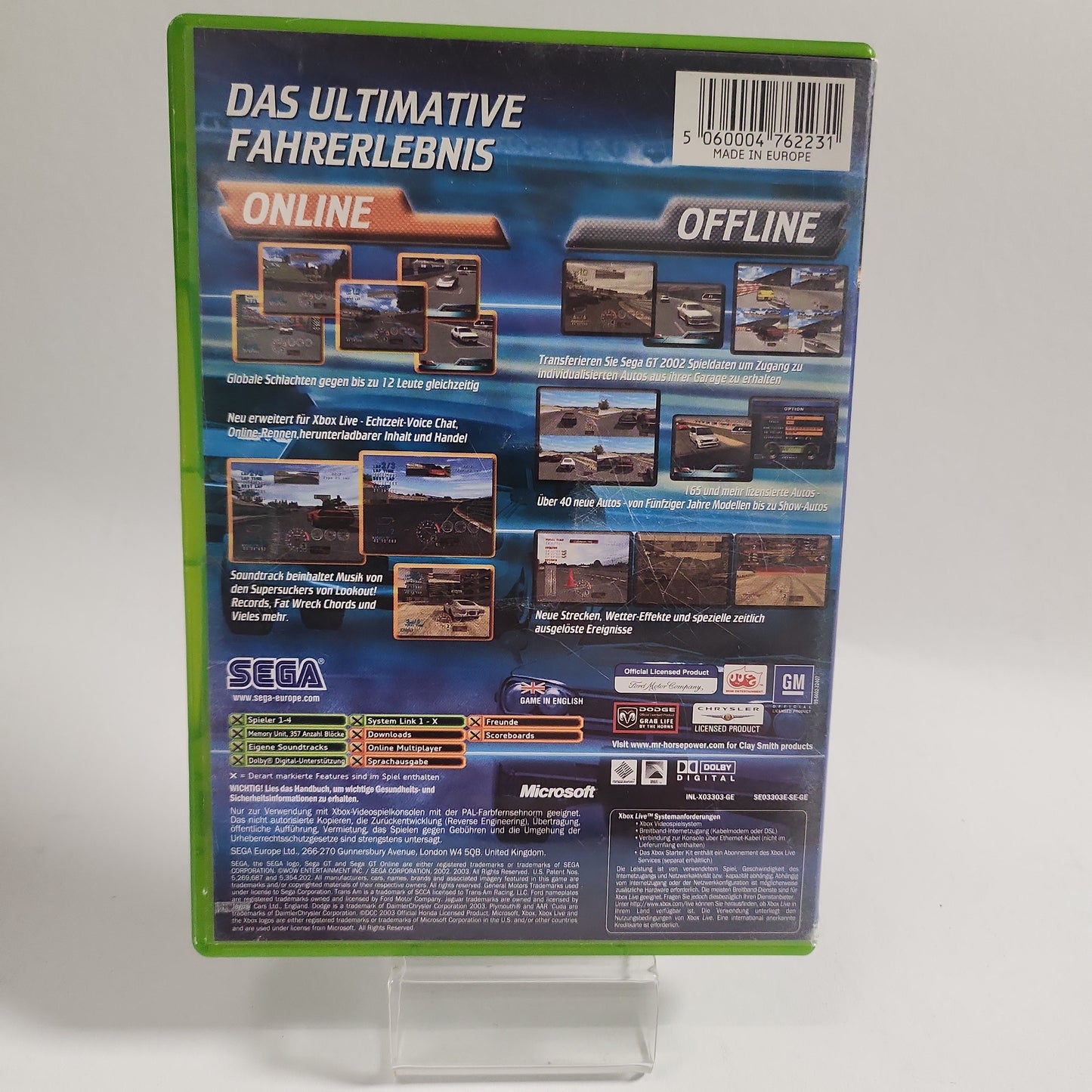 Sega GT Online Xbox Original