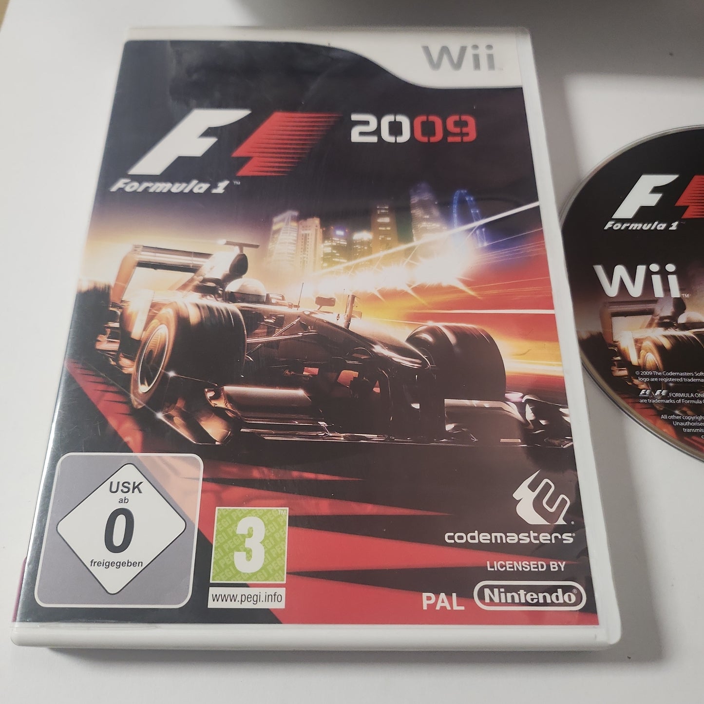 F1 2009 + Send Boxed Nintendo Wii