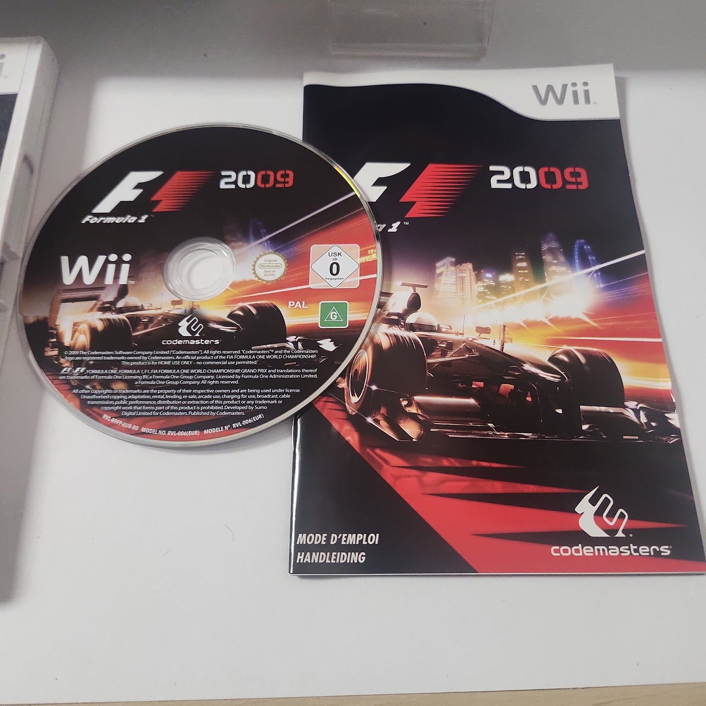 F1 2009 + Send Boxed Nintendo Wii