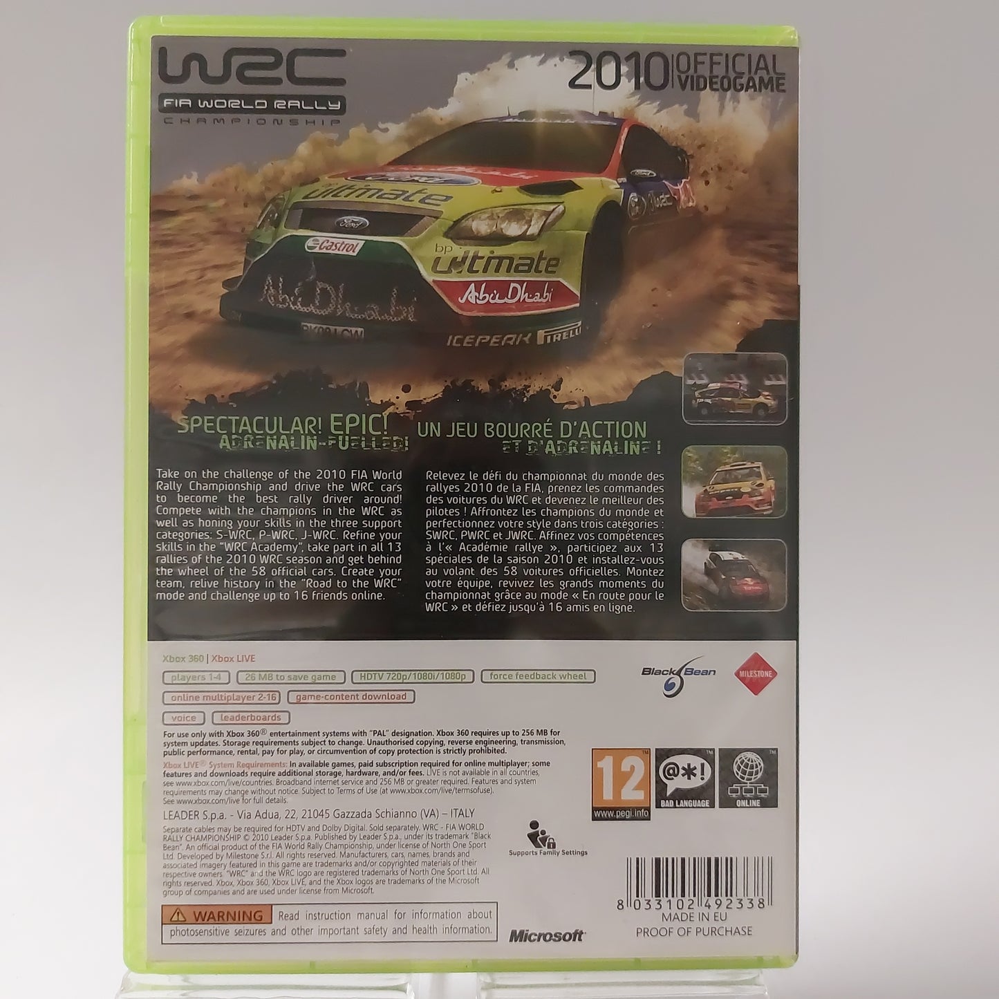 WRC Fia World Rally Championship Xbox 360