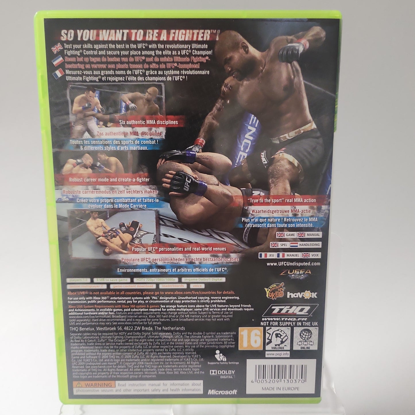 UFC 2009 Undisputed Classics Xbox 360
