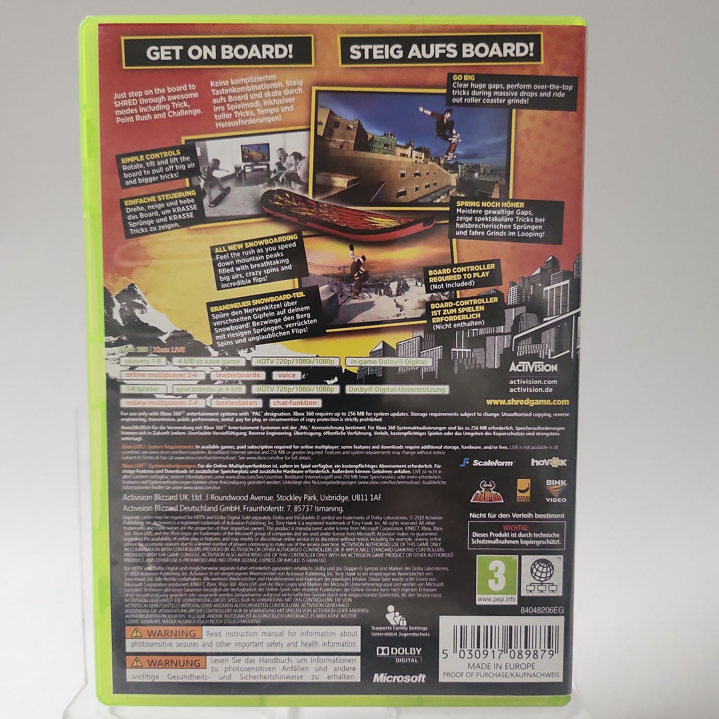 Tony Hawk's Shred Xbox 360