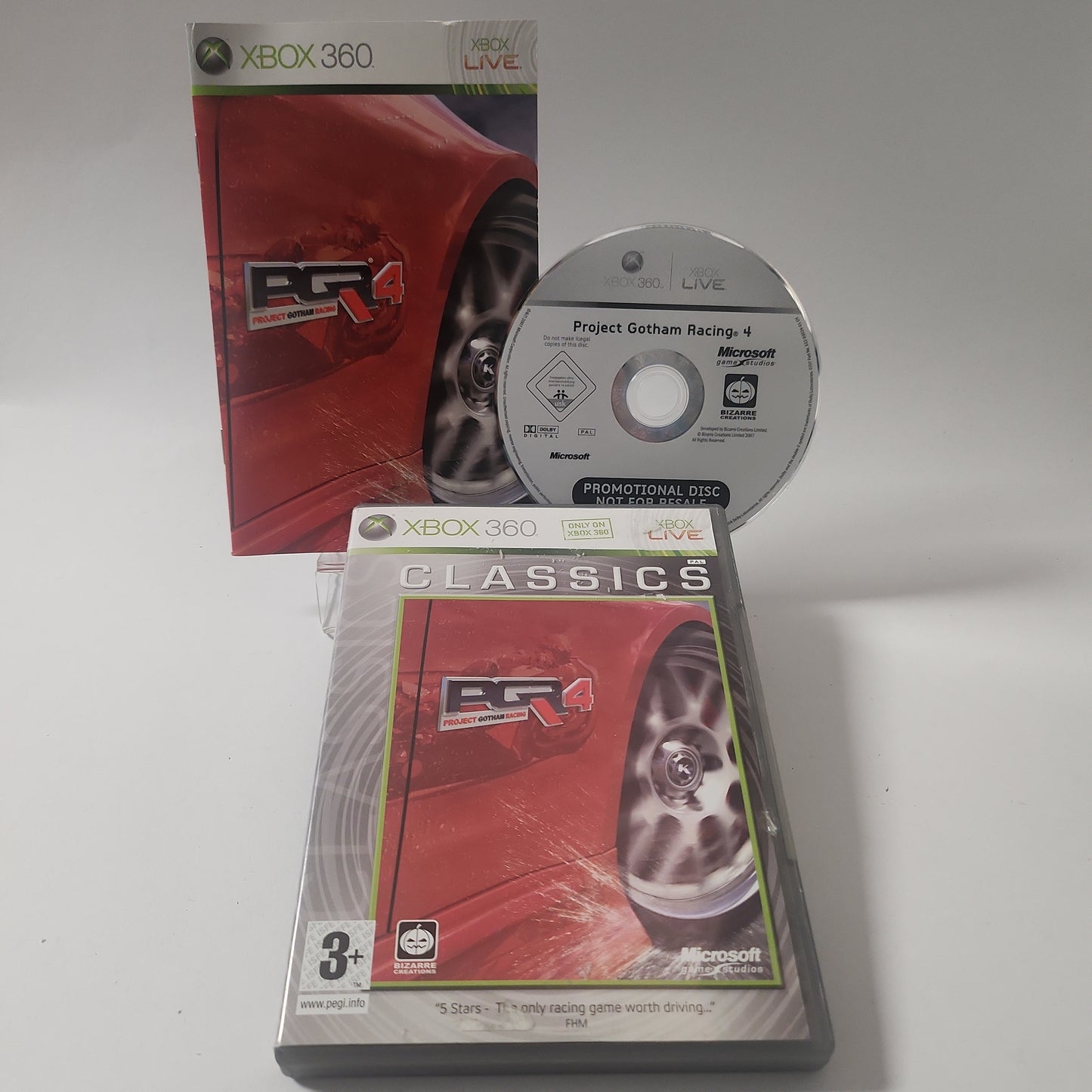 Project Gothem Racing Promo Disc Xbox 360 Classics