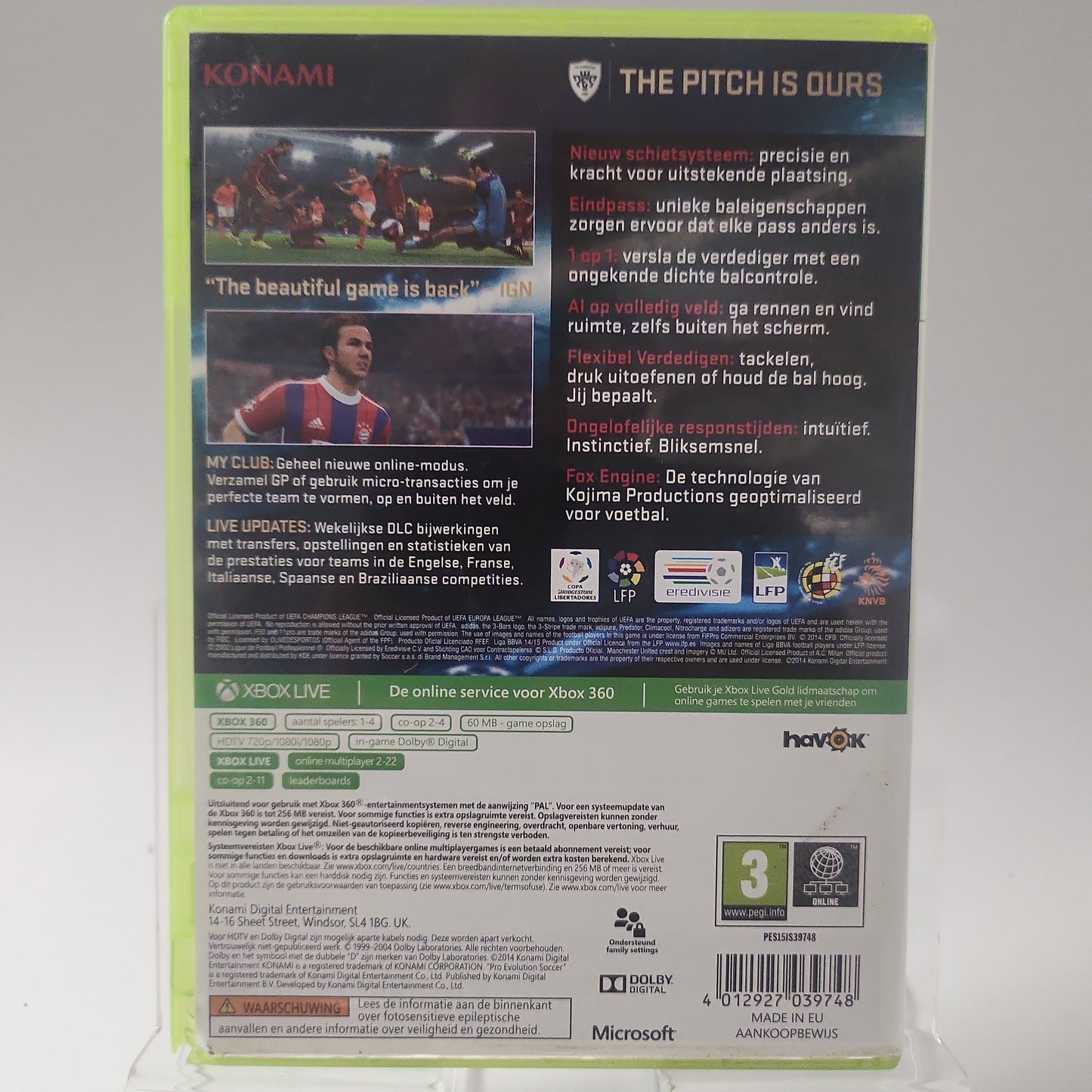 Pro Evolution Soccer 2015 Day 1 Edition Xbox 360
