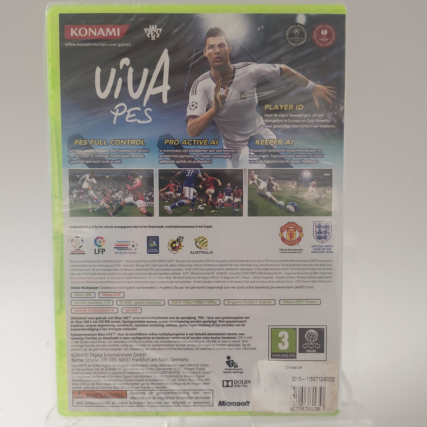 Pro Evolution Soccer 2013 versiegelte Xbox 360