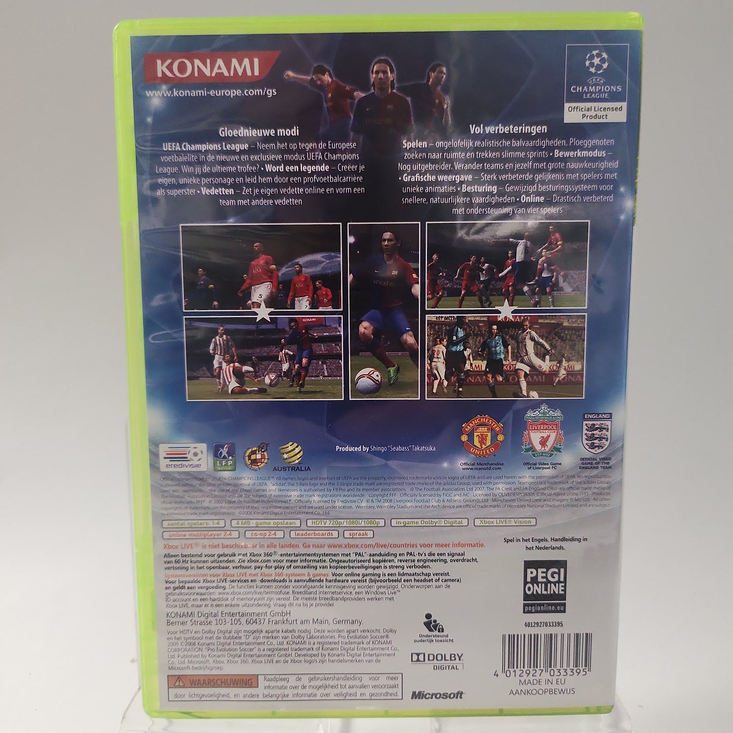 Pro Evolution Soccer 2009 Xbox 360