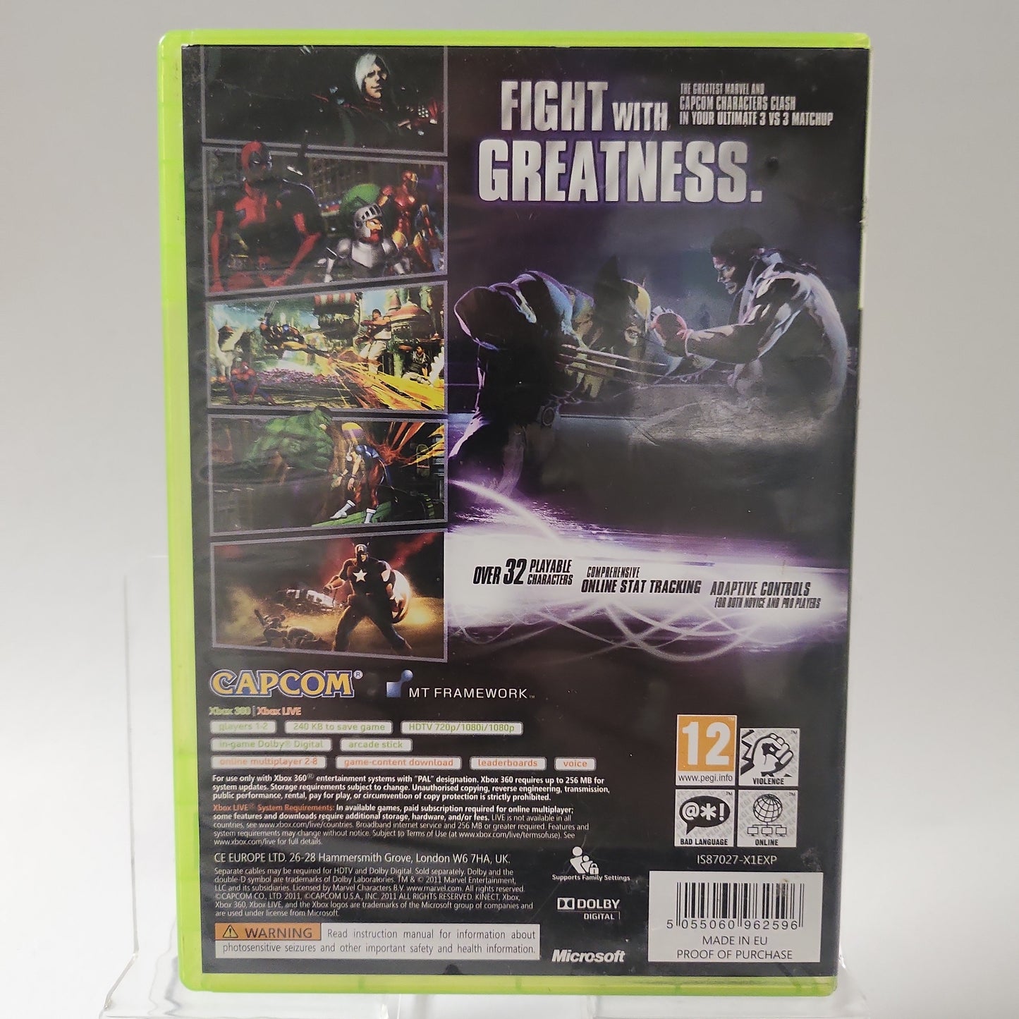 Marvel vs Capcom 3 Fate of the Two Worlds Xbox 360