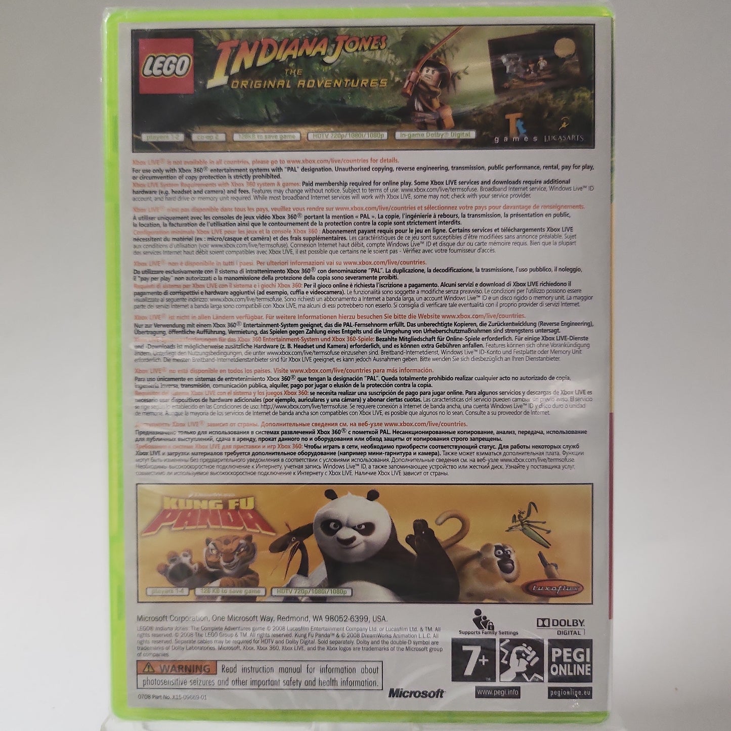 NEW LEGO Indiana Jones Original Adventures + Kung Fu Panda