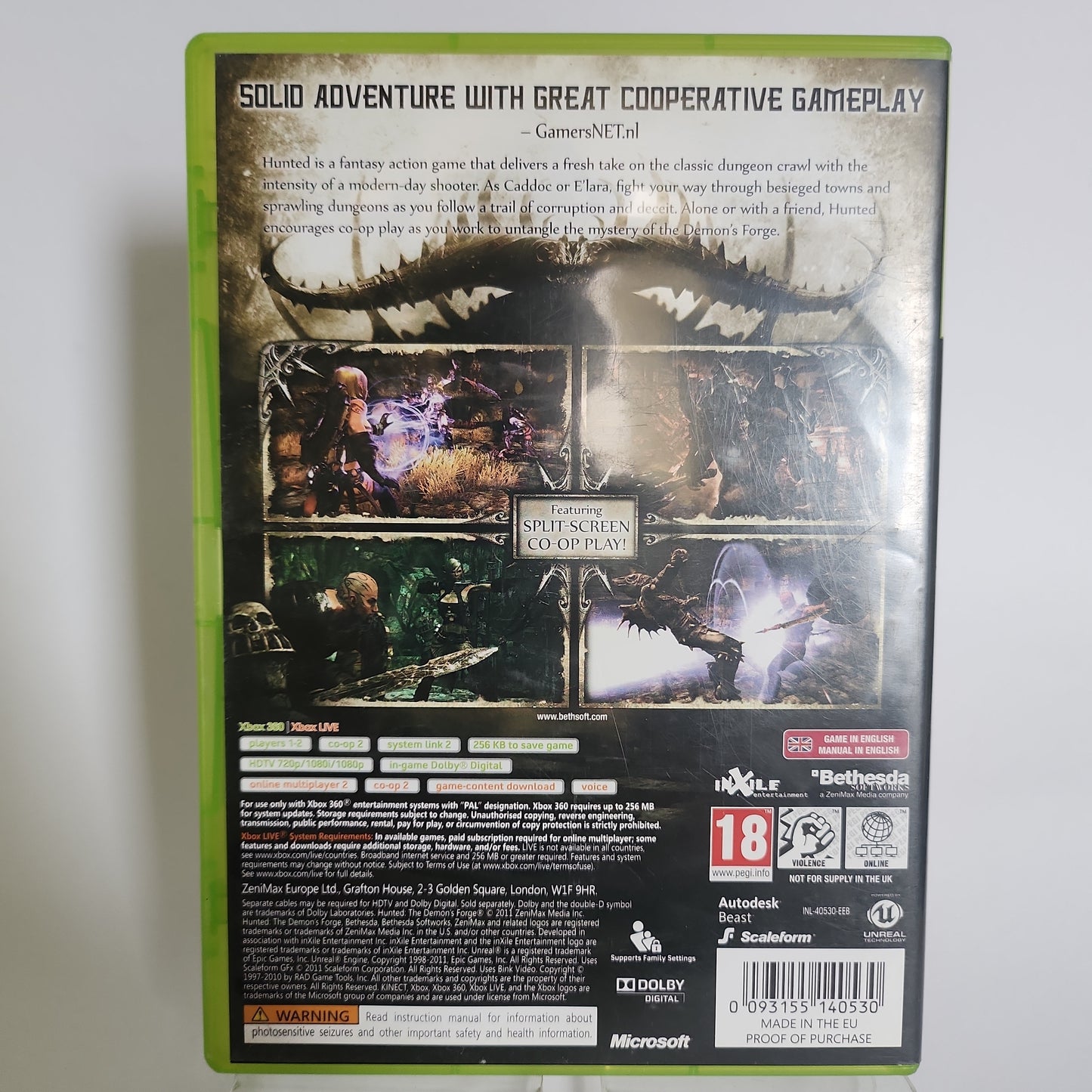 Hunted the Demon's Force Xbox 360