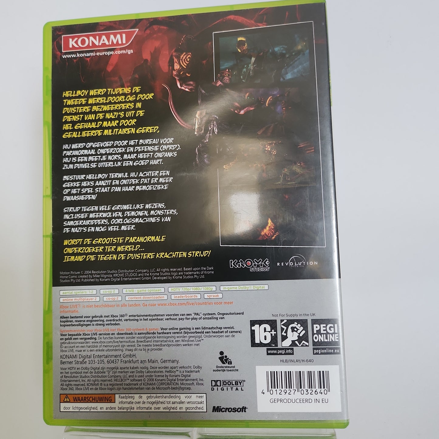 Hellboy, die Wissenschaft des Bösen Xbox 360