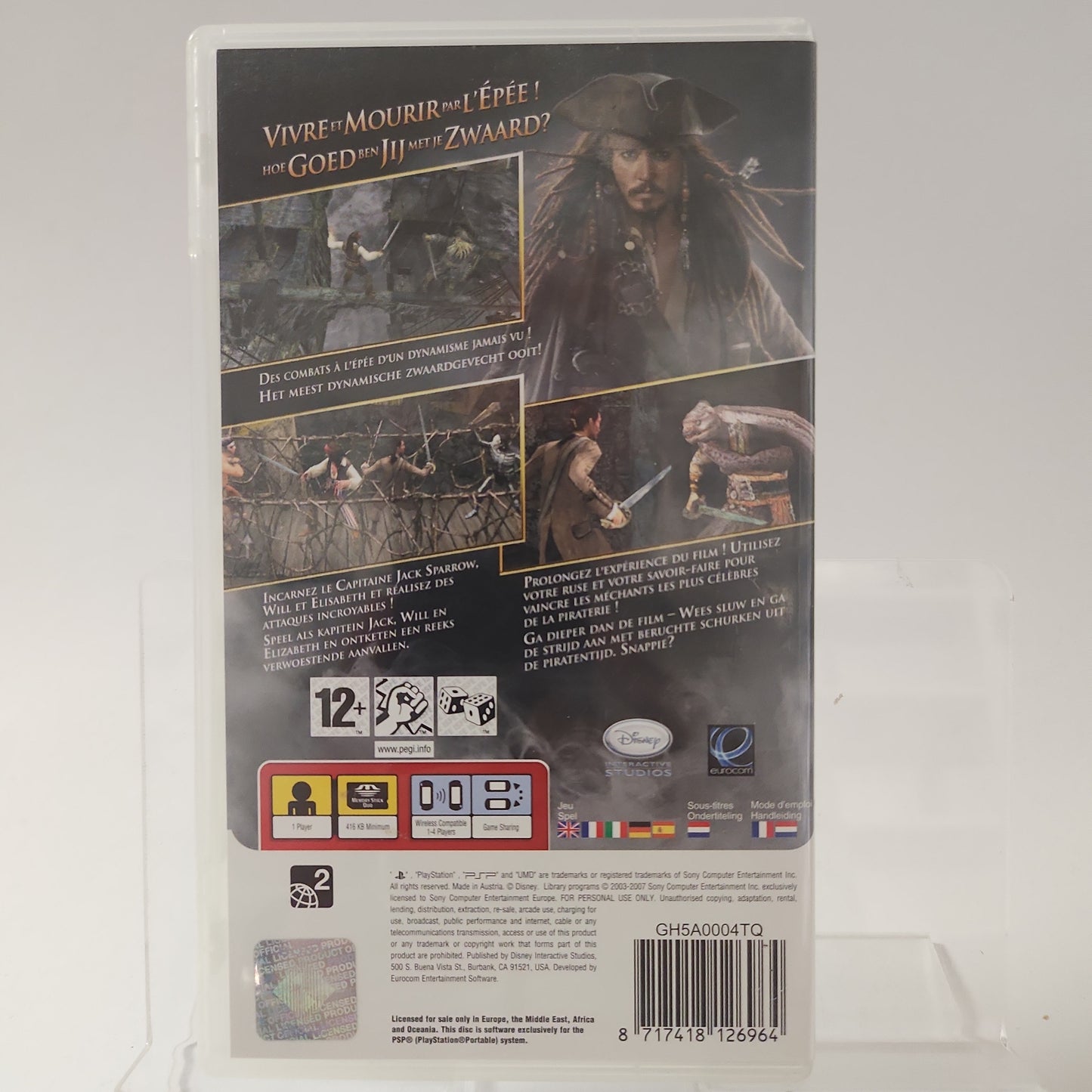 Disney Pirates of the Caribbean At World's End Psp