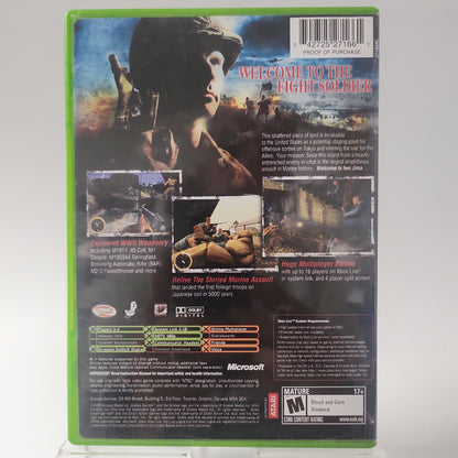 World War II Combat Iwo Jima Xbox Original