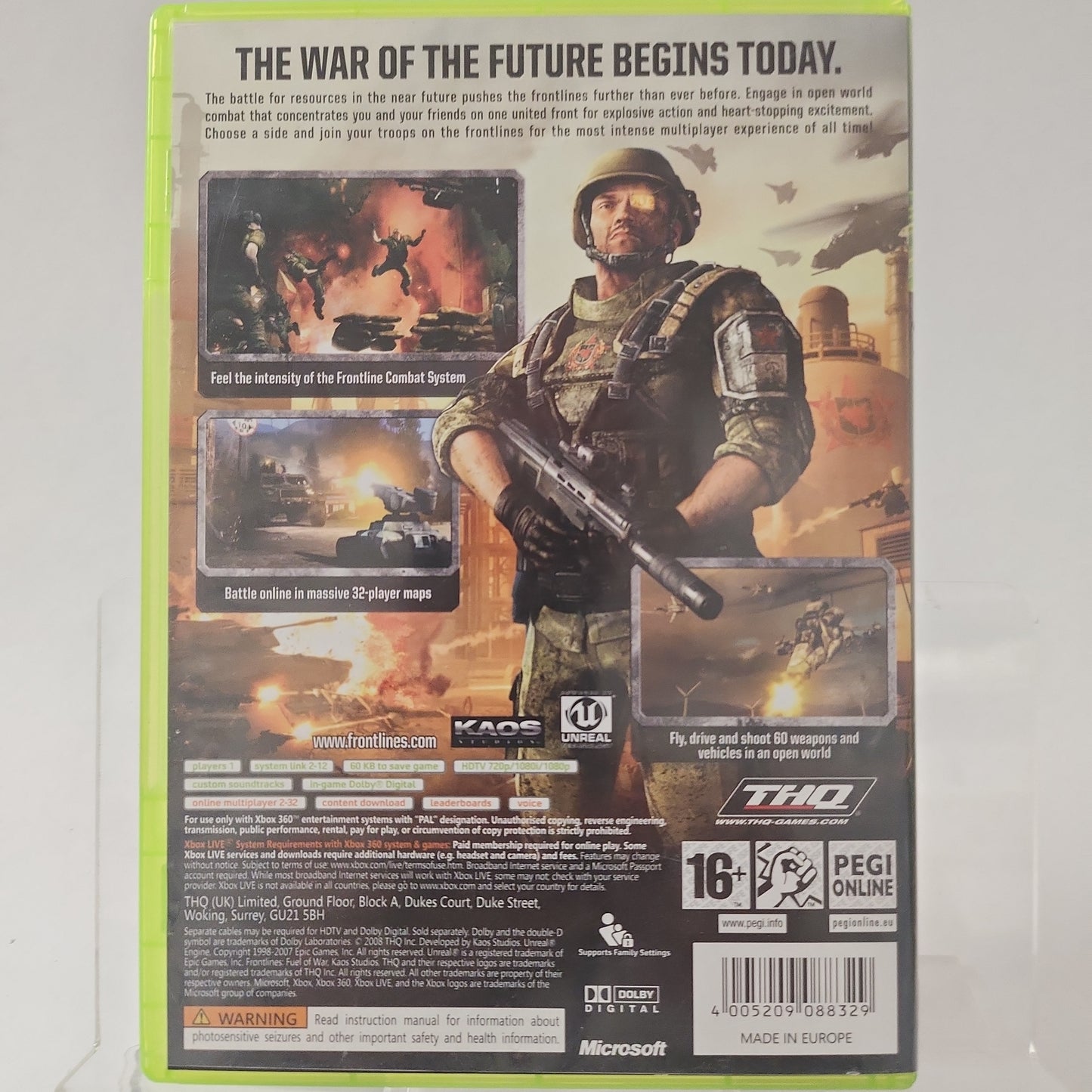 Frontlines Fuel of War Xbox 360