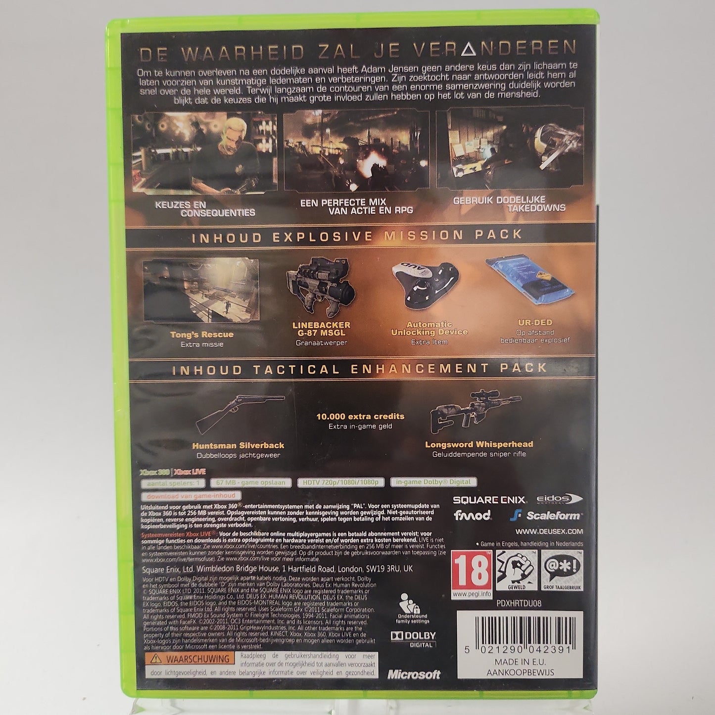 Deus Ex Human Revolution Benelux Edition Xbox 360