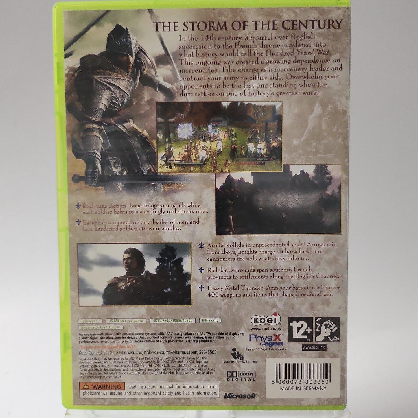 Bladestorm the Hundred Years War Xbox 360