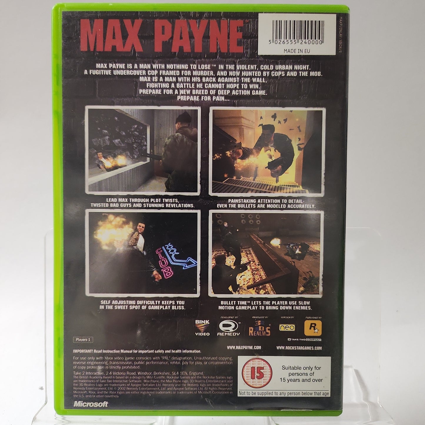 Max Payne Xbox Original