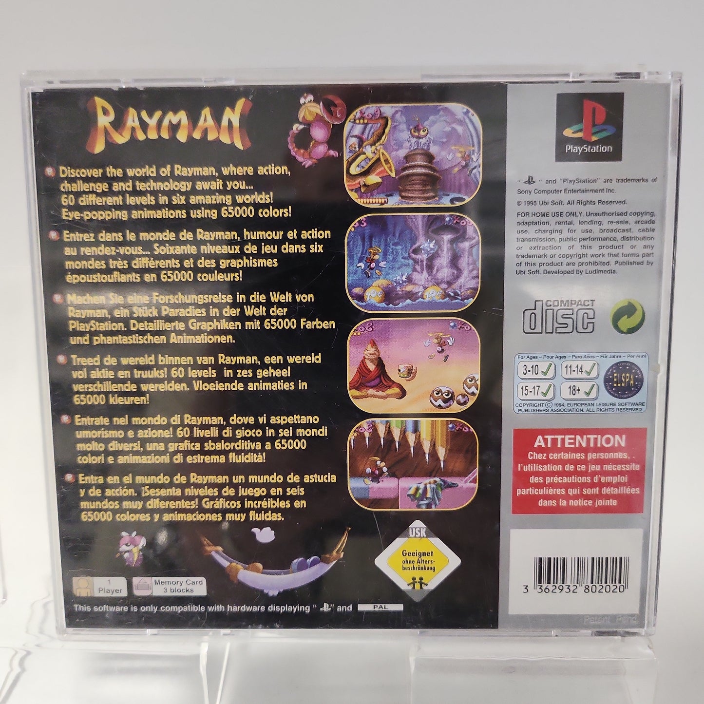Rayman Platinum Edition Playstation 1