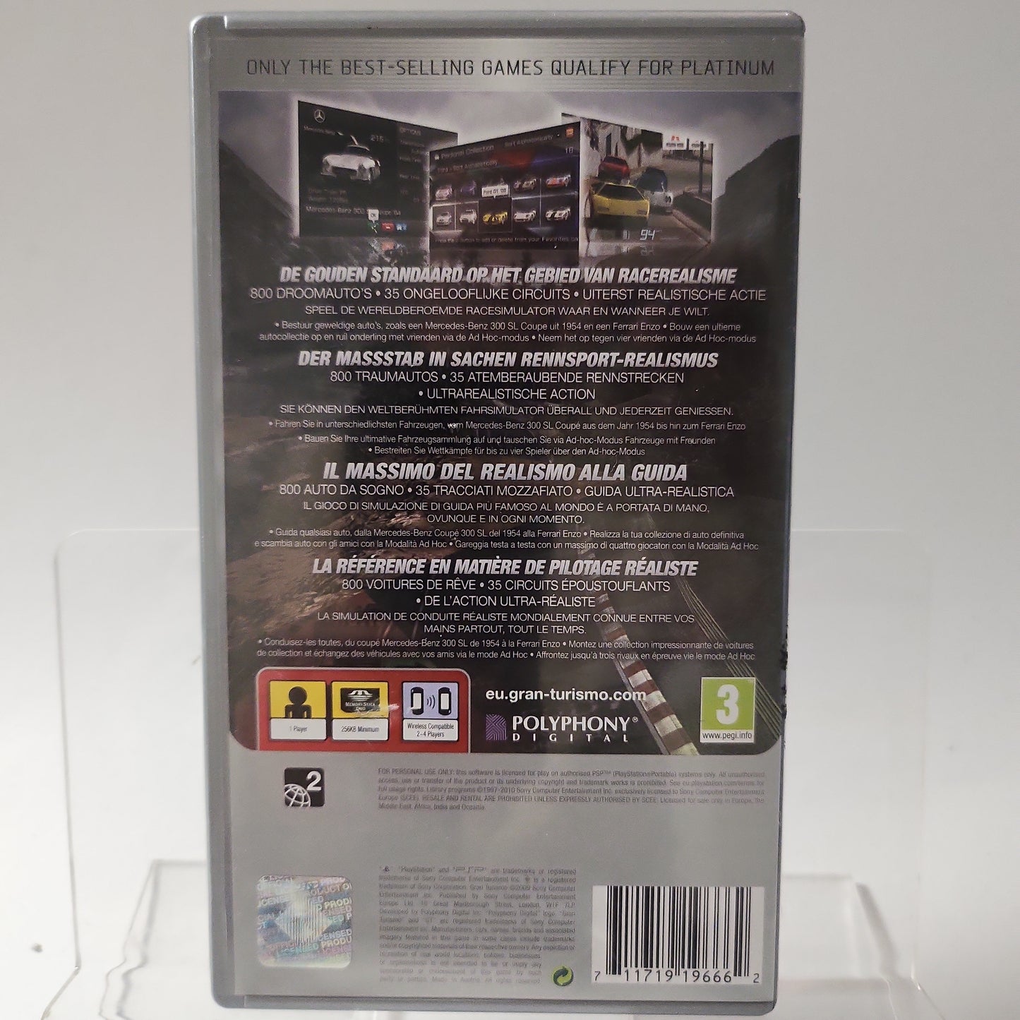 Gran Turismo Platinum Edition Playstation Portable