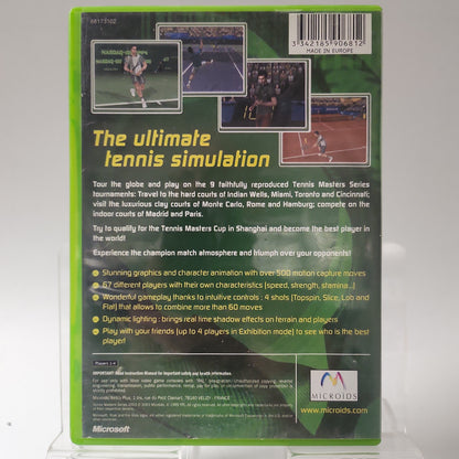 Tennis Masters Series 2003 Xbox Original