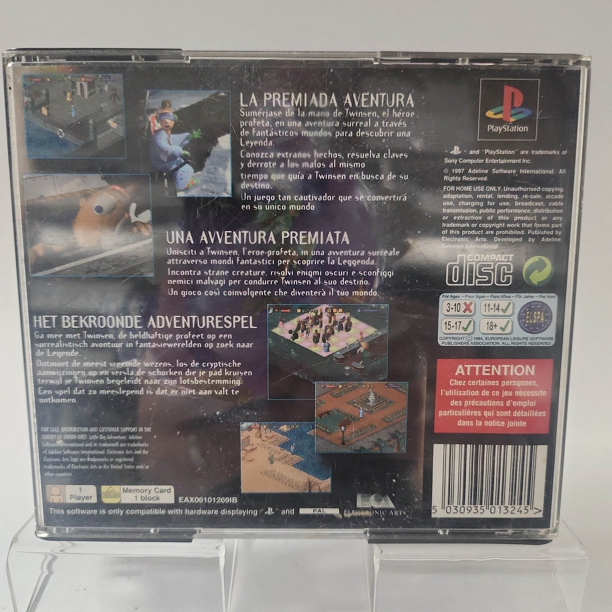 Little Big Adventure Playstation 1 - Feniks Gameshop