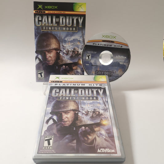 Call of Duty Finest Hour Platinum Xbox Original