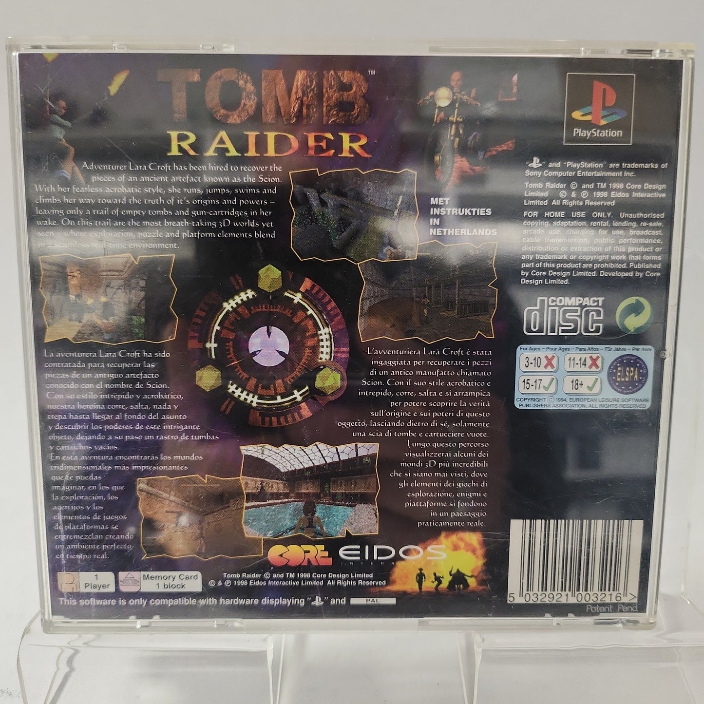 Tomb Raider Platinum Edition Playstation 1
