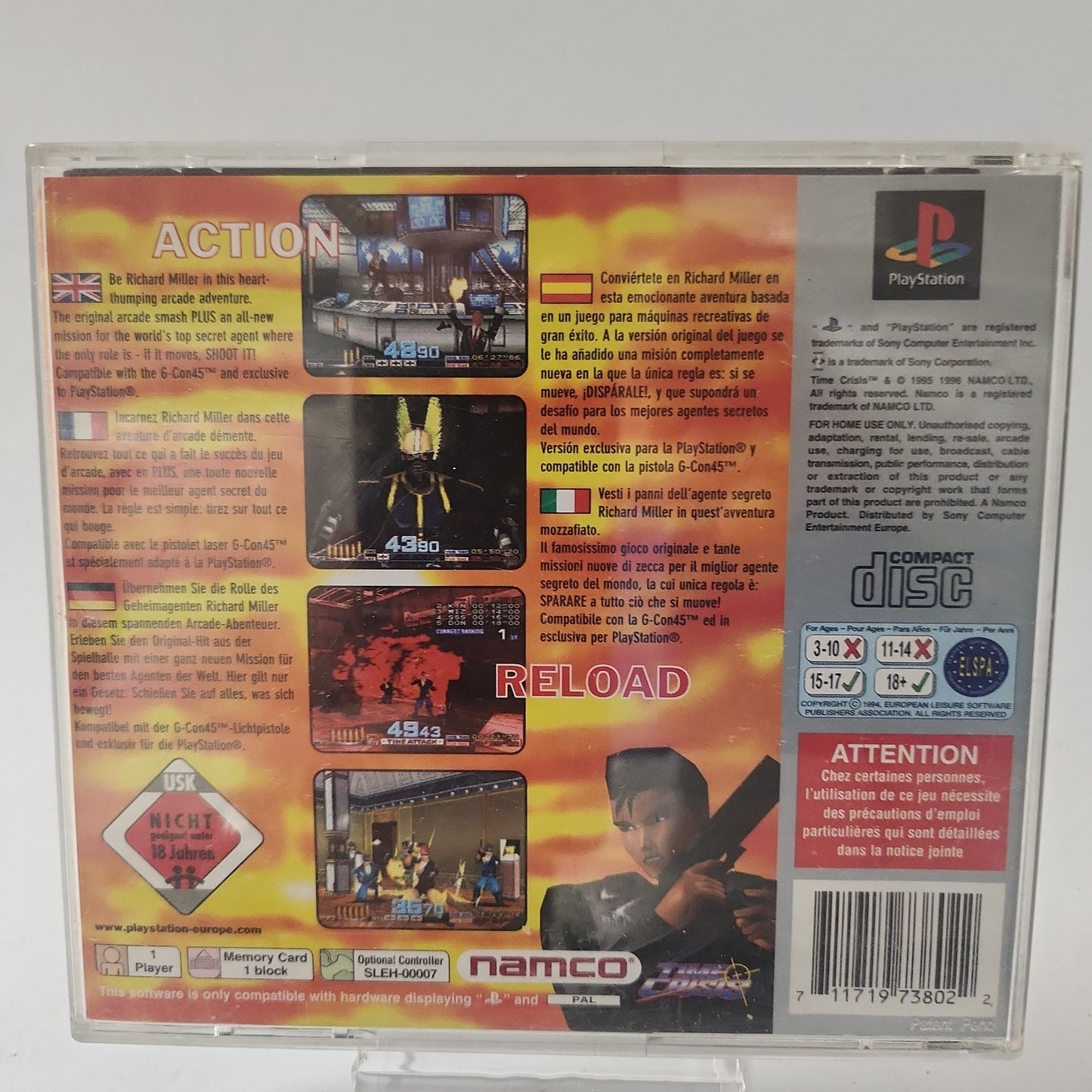 Time Crisis Platinum Edition Playstation 1