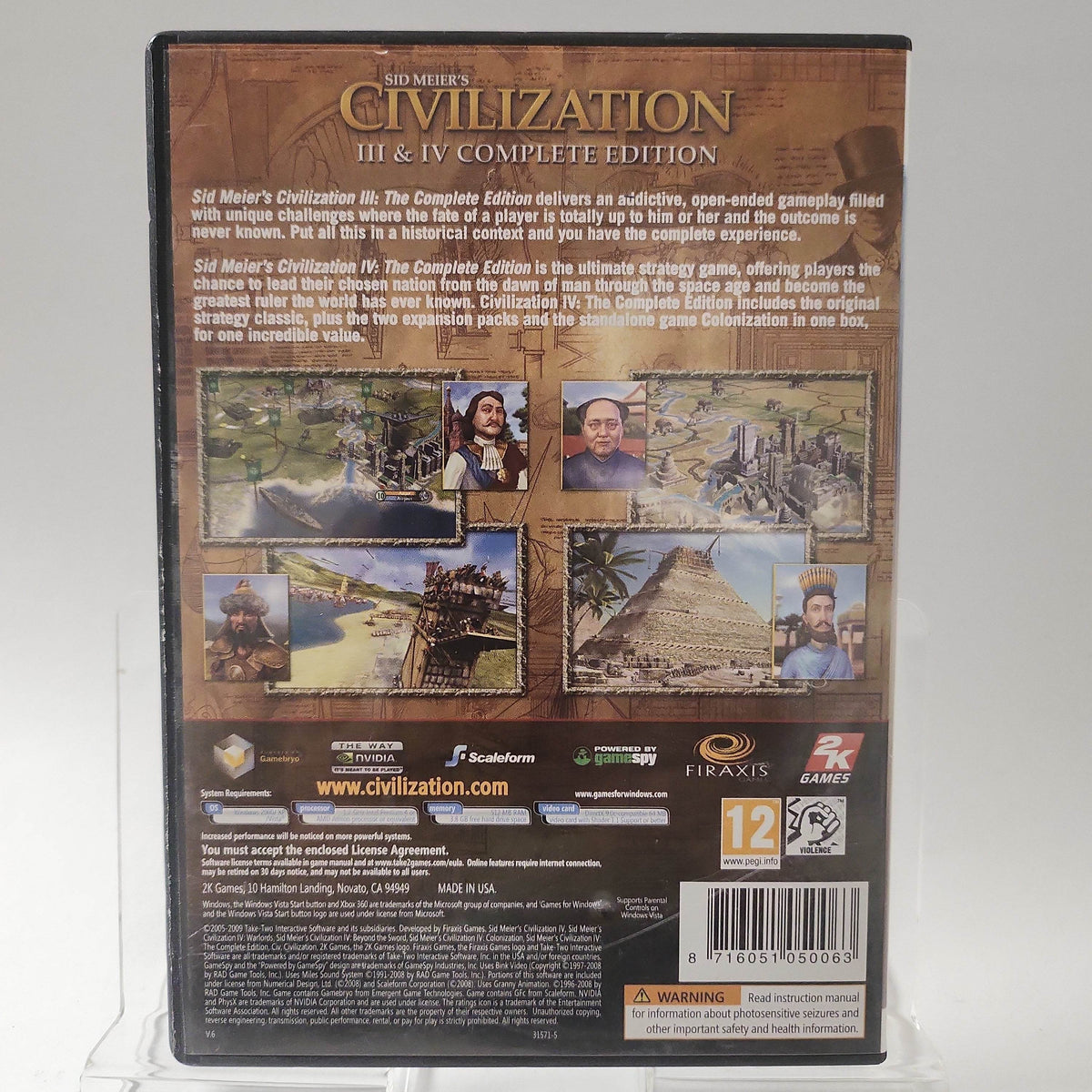 Civilization III & IV Complete Edition PC - Feniks Gameshop