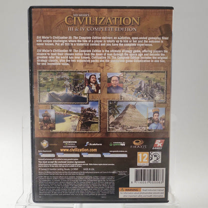 Civilization III & IV Complete Edition PC - Feniks Gameshop