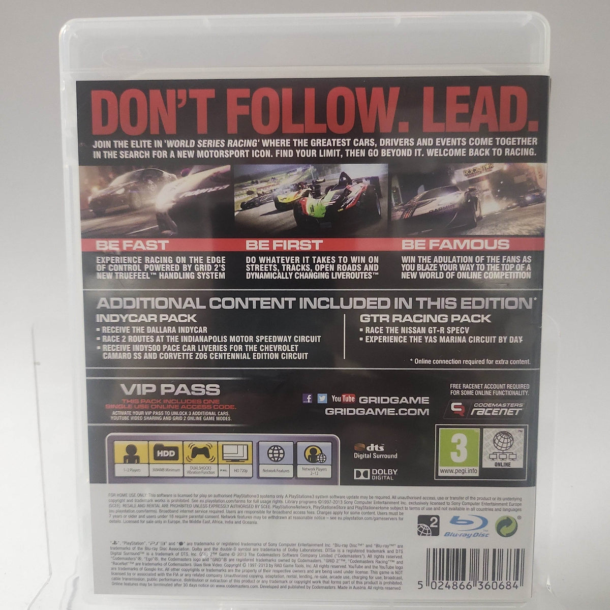 Grid 2 Race Day Edition Playstation 3 - Feniks Gameshop
