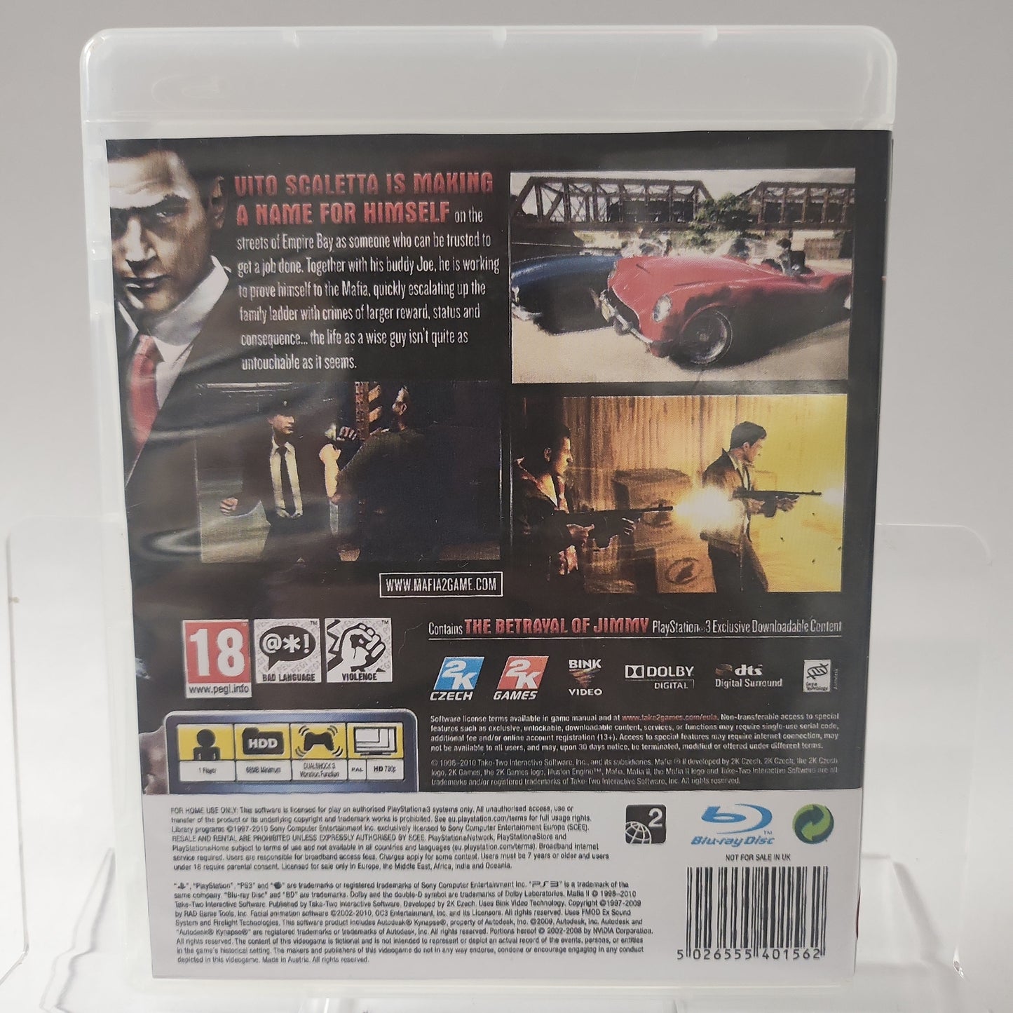 Mafia II (Copy Cover) Playstation 3